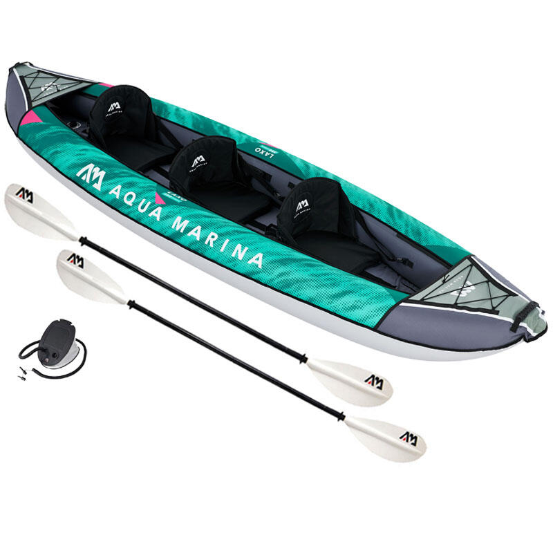 Aqua Marina LAXO 380cm / 12ft 6in - 3 Person Kayak Package 1/7