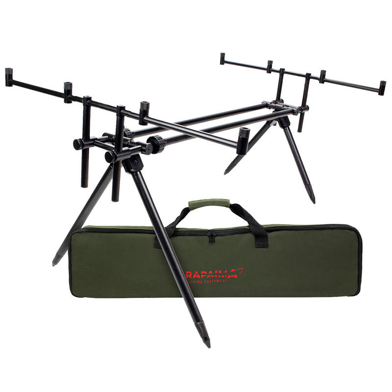 Rod Pod 'Riverbank' per 4 canne da pesca ARAPAIMA FISHING EQUIPMENT