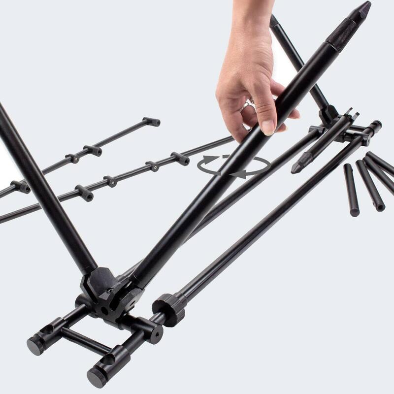 Rod Pod 'Riverbank' per 4 canne da pesca ARAPAIMA FISHING EQUIPMENT