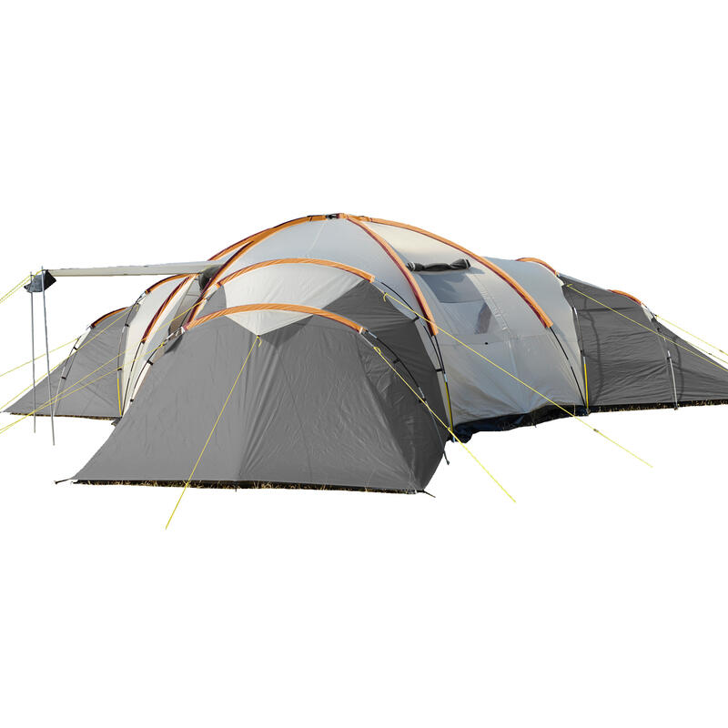 Tenda da campeggio -Turin Sleeper - 12 persone - 3x cabine - zanzariera