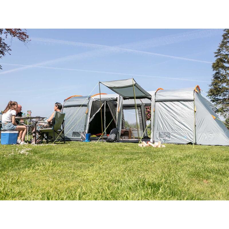 Tunneltent Montana 8 - Campingtent 8 personen – Familietent – 2-4 Slaapcabines