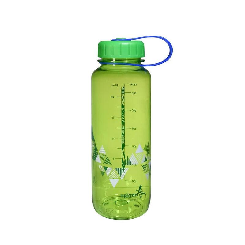 Ecozen Bottle Screw Top Hiking Flask  650ml - Green Mountain