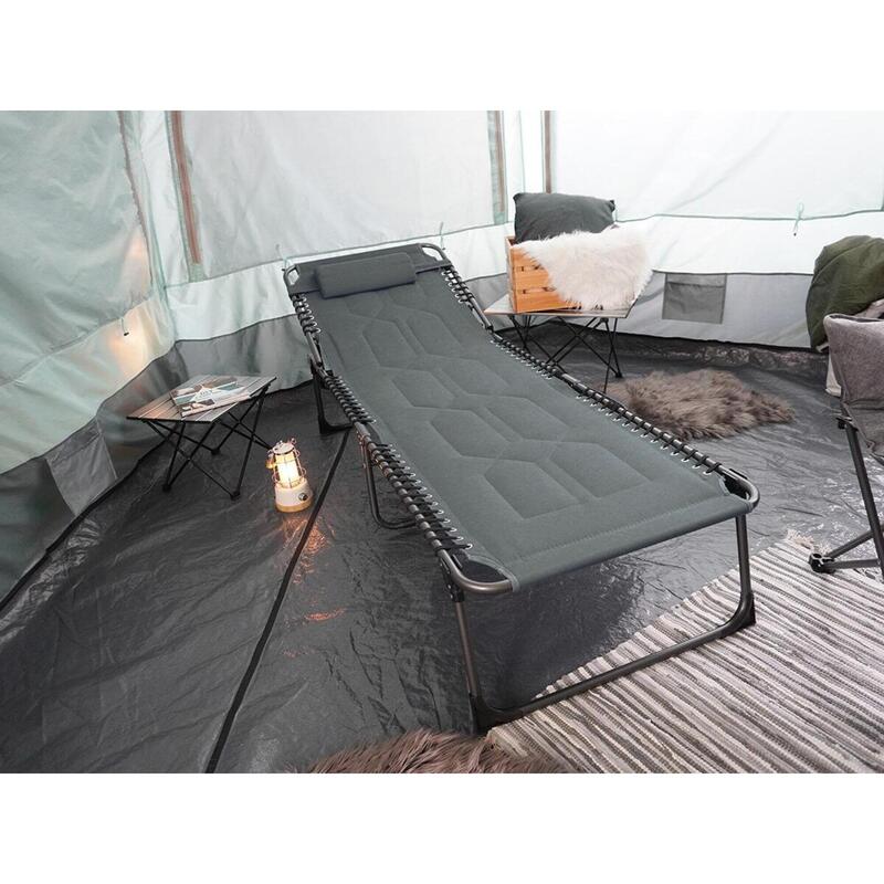 Ligstoel Veldbed Torget - 190x60x30 cm - Kampeerbed - Max. 150 kg - Opvouwbaar