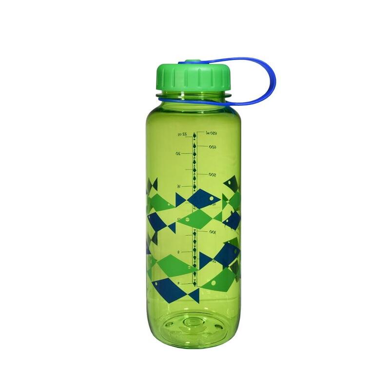 Ecozen Bottle 旋開式健行水樽 650ml - Green Fish