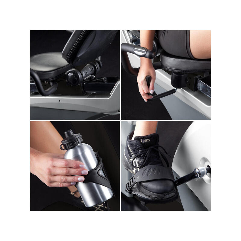 Cyclette reclinabile - Centaurus -  Fitness - Volano da 13 kg - Bluetooth