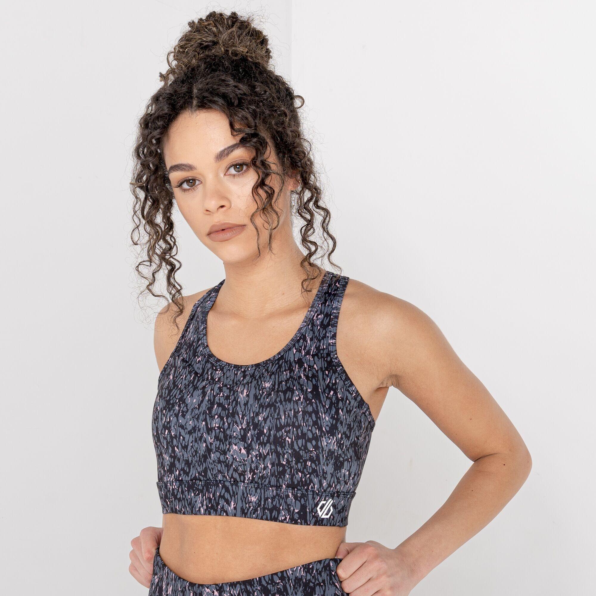 Womens/Ladies The Laura Whitmore Edit Mantra Camo Recycled Sports Bra (Powder 4/5