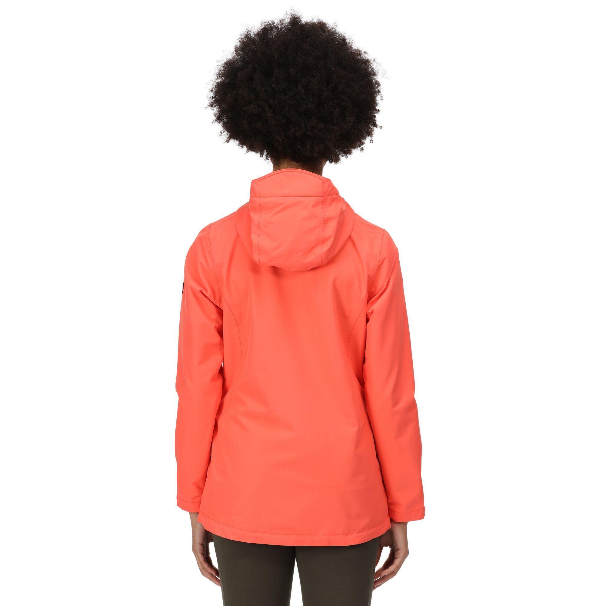 Womens/Ladies Hamara III Waterproof Jacket (Neon Peach) 4/5