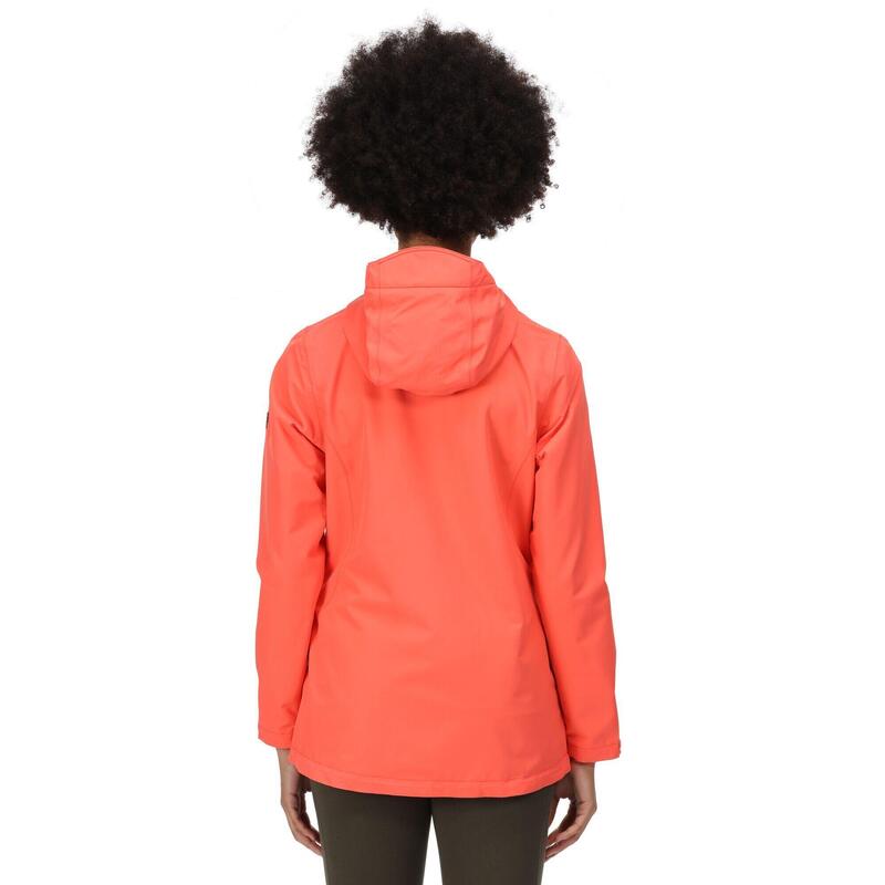 Hamara III Jacke Damen Neon-Pfirsichfarben