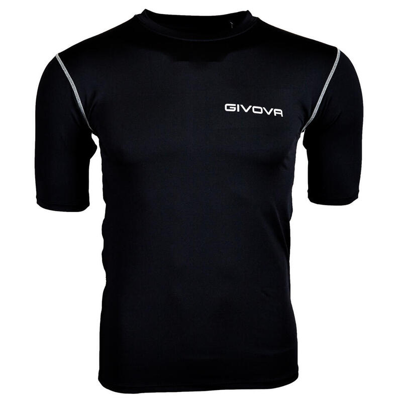 Koszulka piłkarska termoaktywna dla dorosłych Givova Corpus 2 czarna