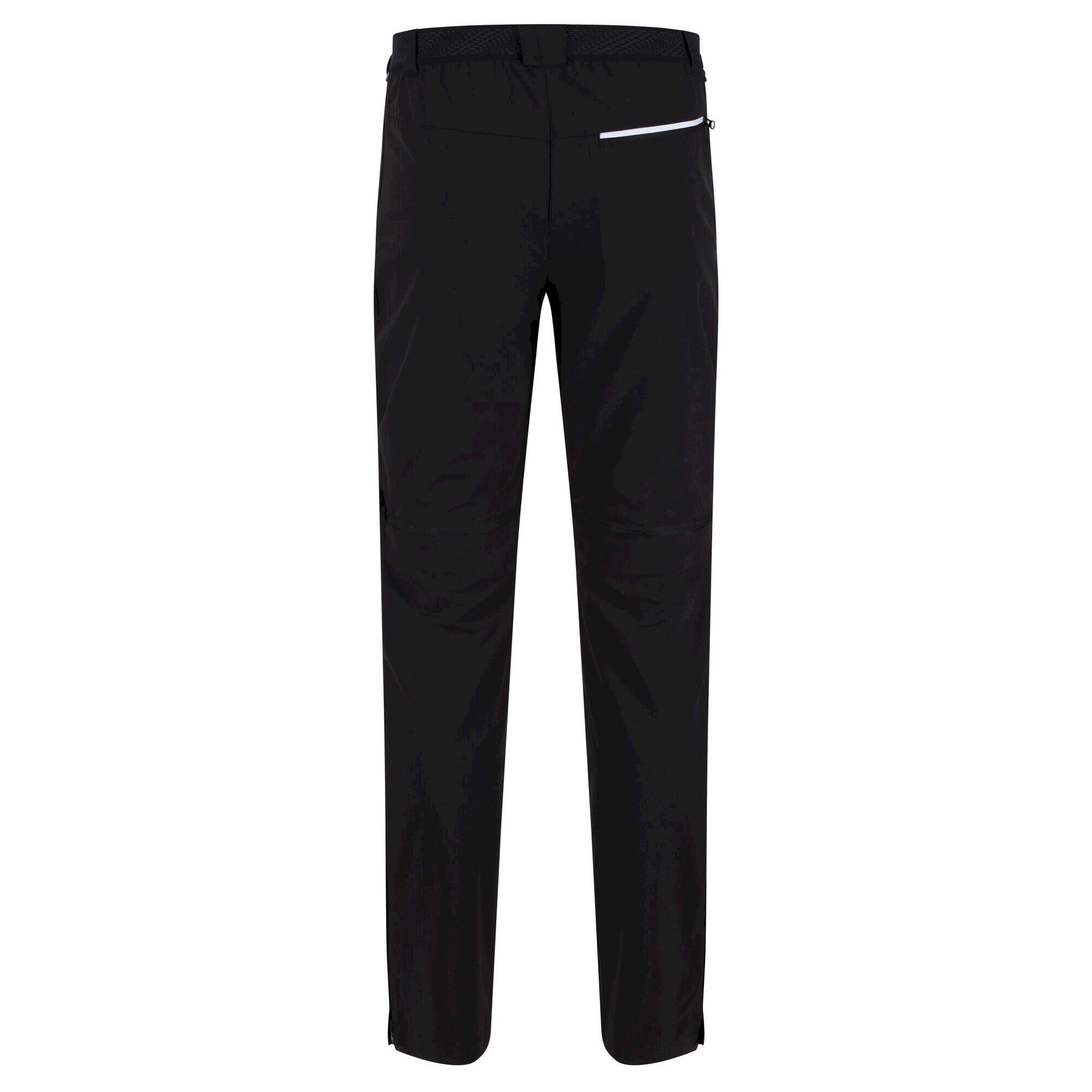 Mens Mountain ZipOff Trousers (Black) 2/5