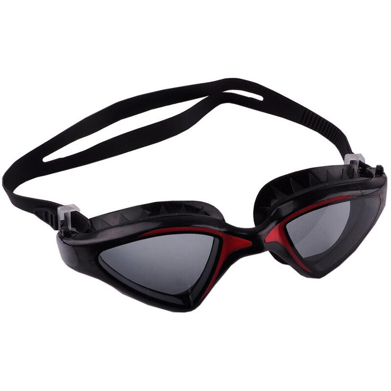Okulary pływackie dla dorosłych Crowell Flo czarno-pomarańczowe