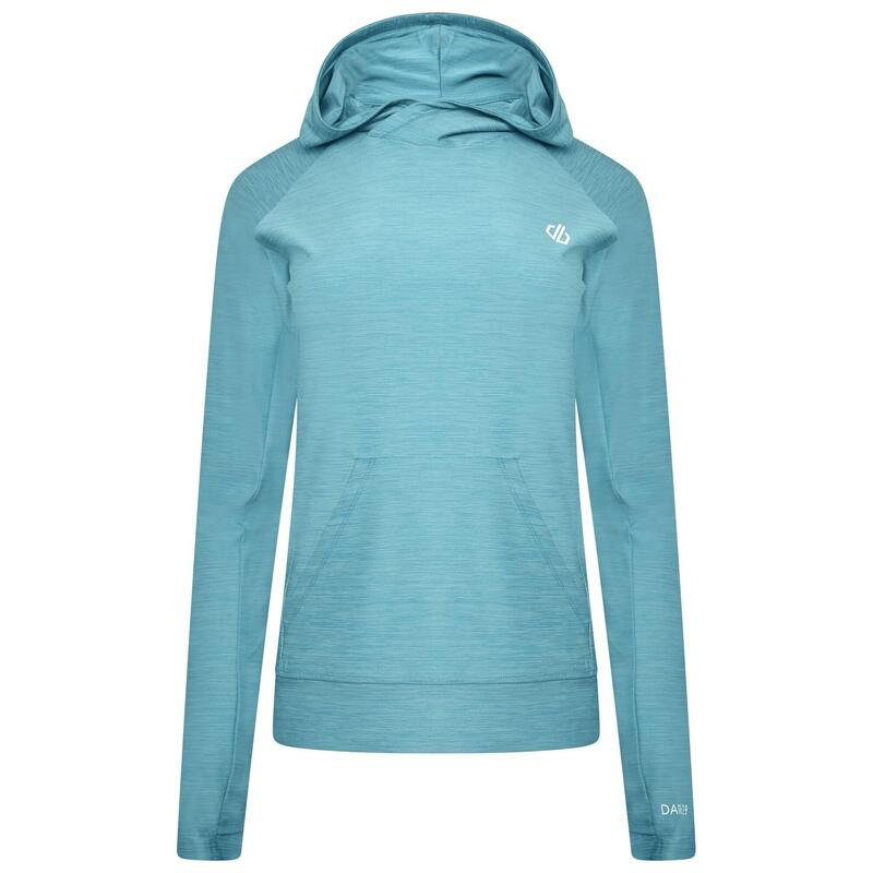 Dames Laura Whitmore  Sprint City Marl Lichtgewicht Hoodie (Capri Blauw)