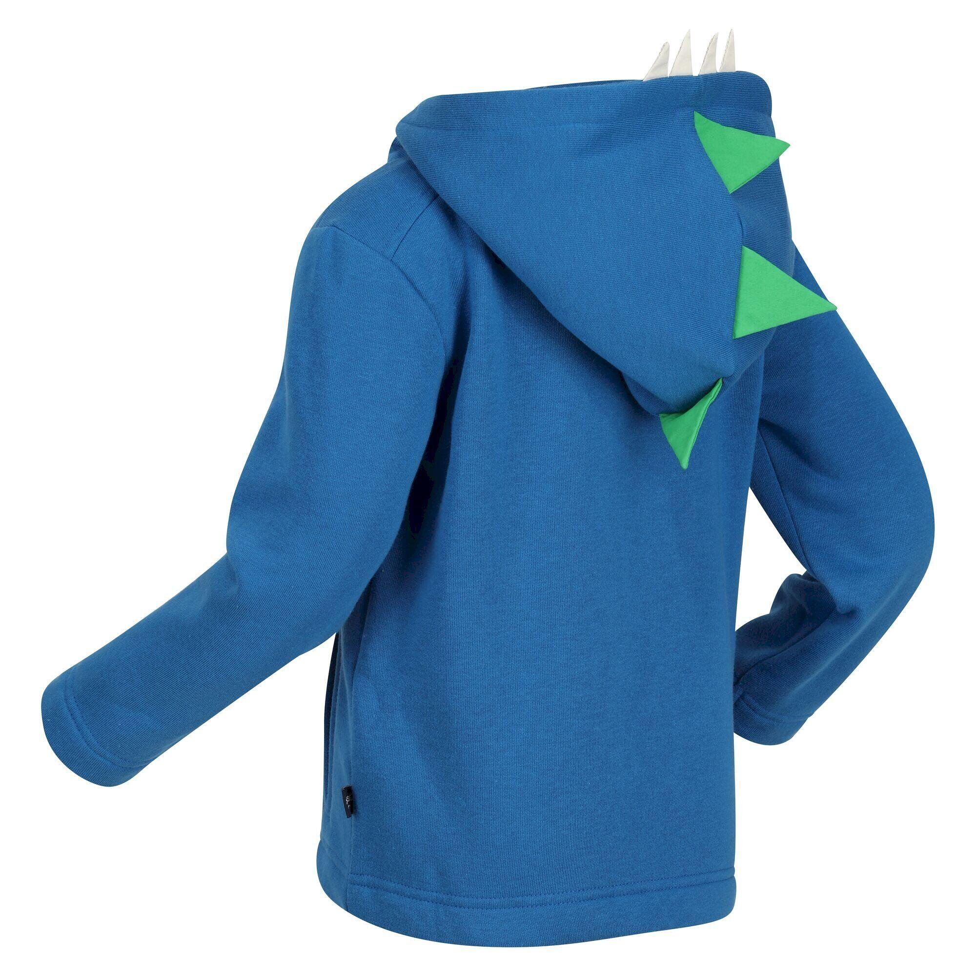 Giacca con cappuccio per bambini (blu brillante)