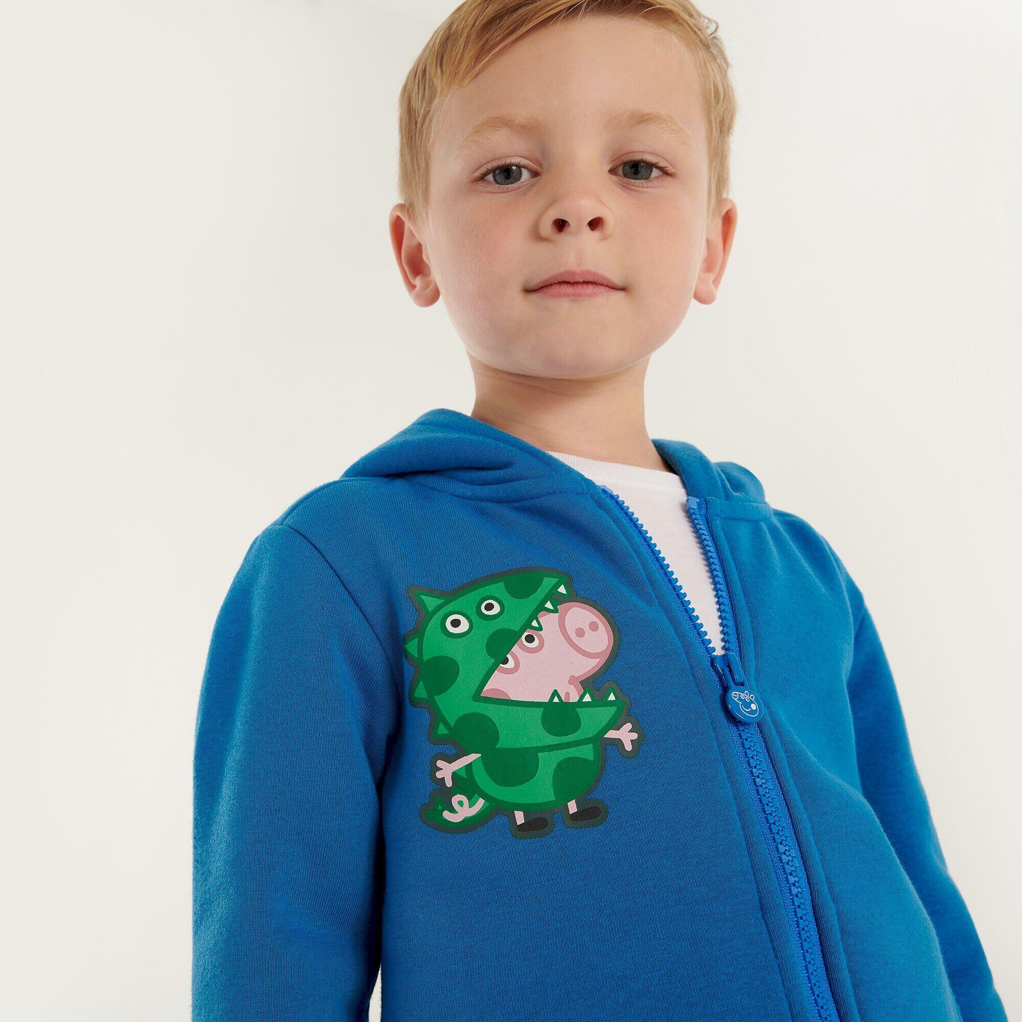 Toddler Peppa Pig Full Zip Hoodie (Imperial Blue) 4/5