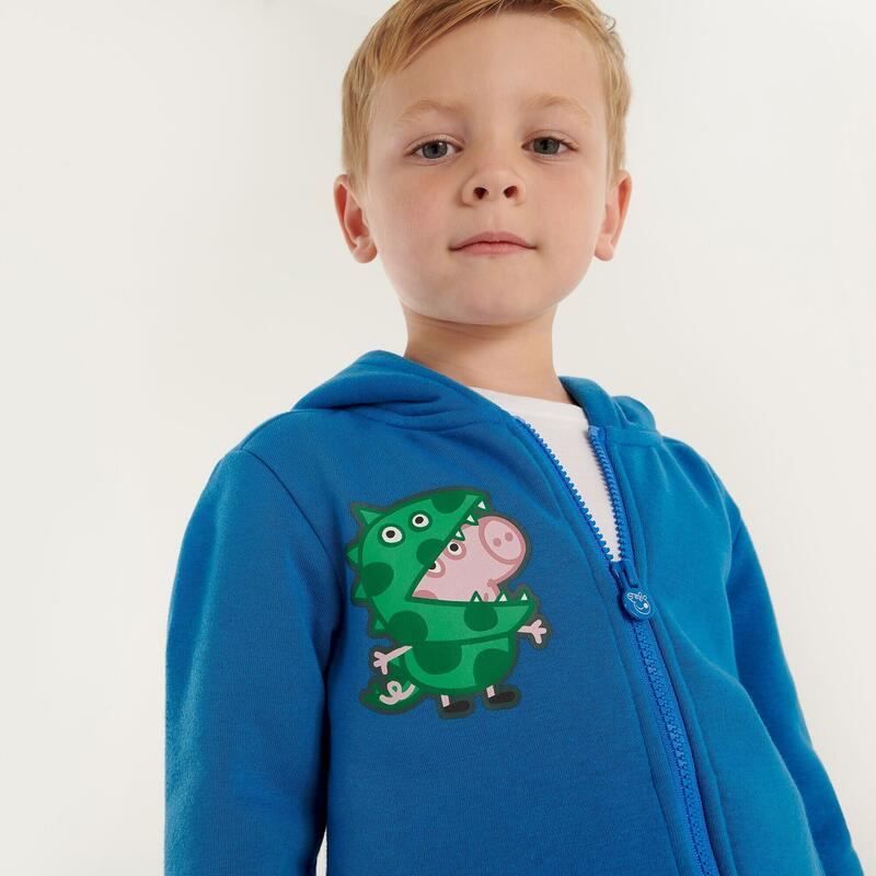 Peuter Peppa Pig Full Zip Hoodie (Keizerlijk Blauw)