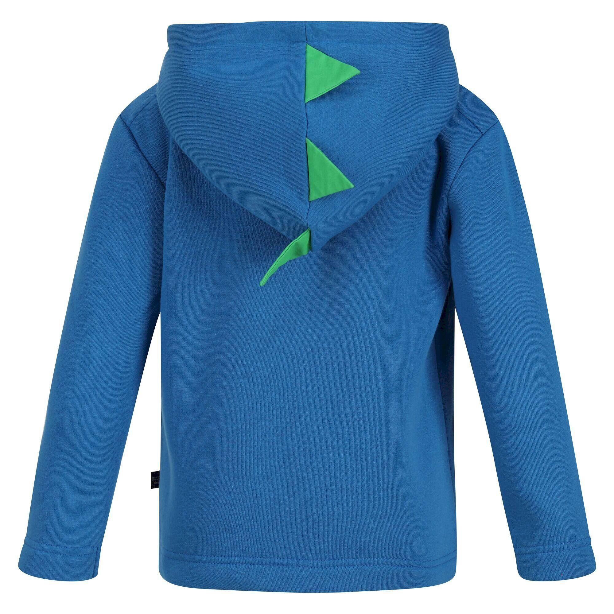 Giacca con cappuccio per bambini (blu brillante)