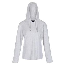 Sudadera Maelys Jaspeada para Mujer Gris Mineral