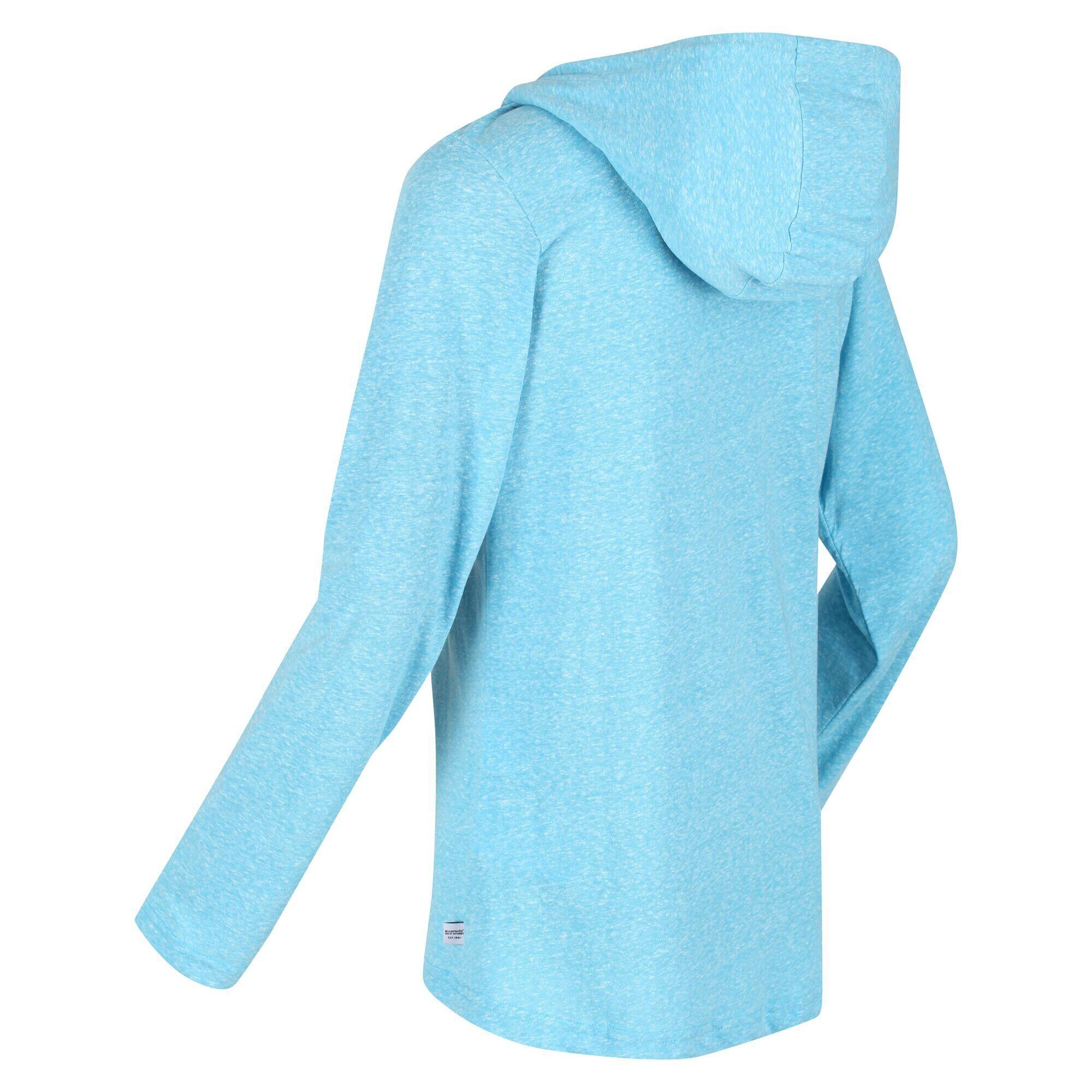 Womens/Ladies Maelys Marl Hoodie (Seascape) 3/5