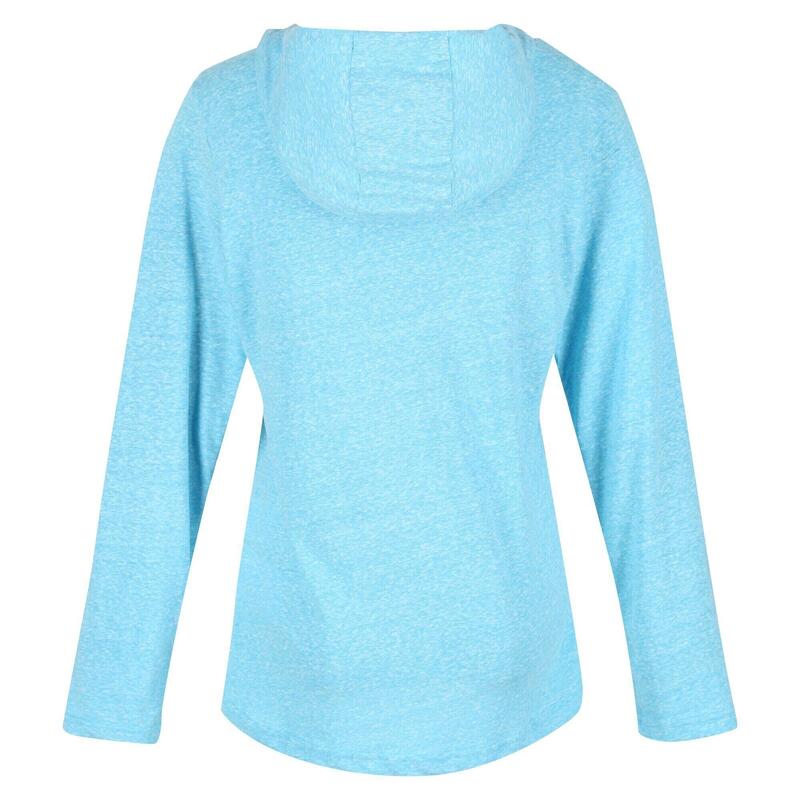 "Maelys" Kapuzenpullover für Damen Graugrün