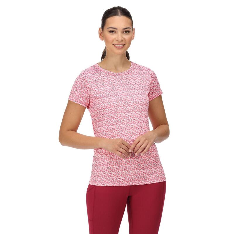 T-Shirt Margarida Fingal Edition Mulher Rosa Tropical
