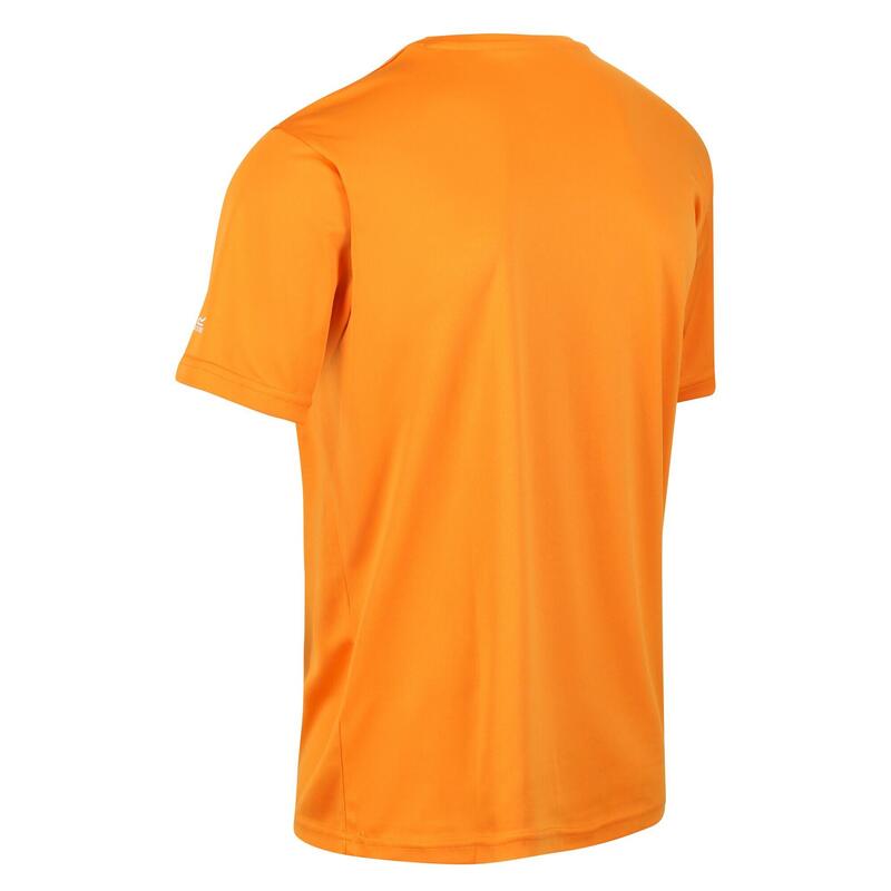 Heren Tshirt Fingal VI (Vlammende sinaasappel)