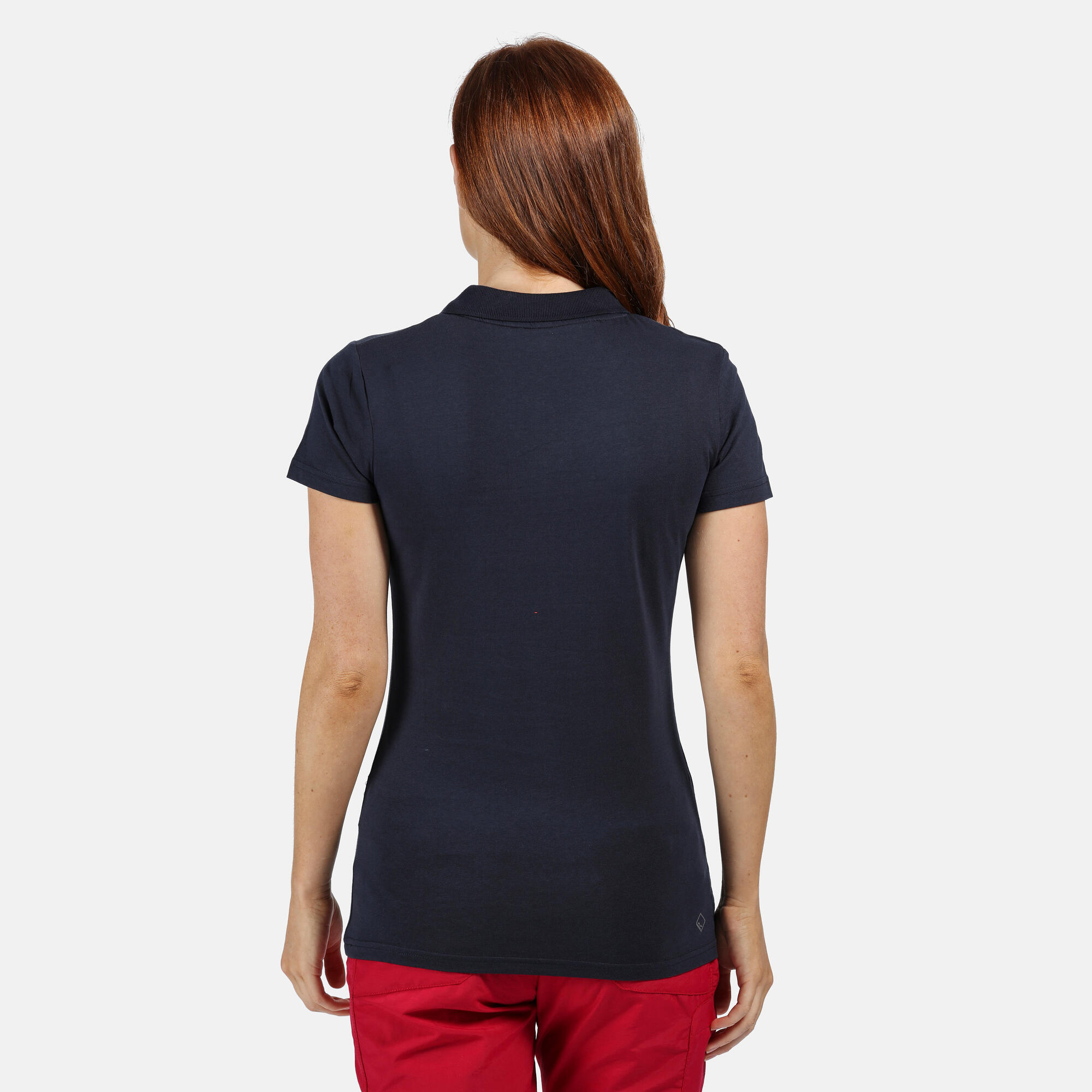 Womens/Ladies Sinton Polo Shirt (Navy) 3/5