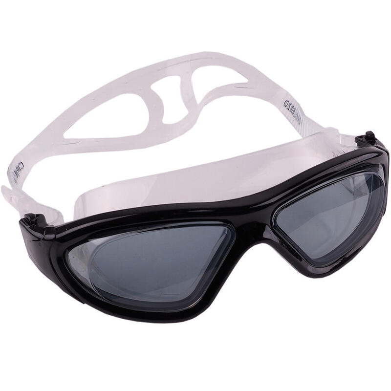 Okulary pływackie dla dorosłych Crowell Idol czarno-białe