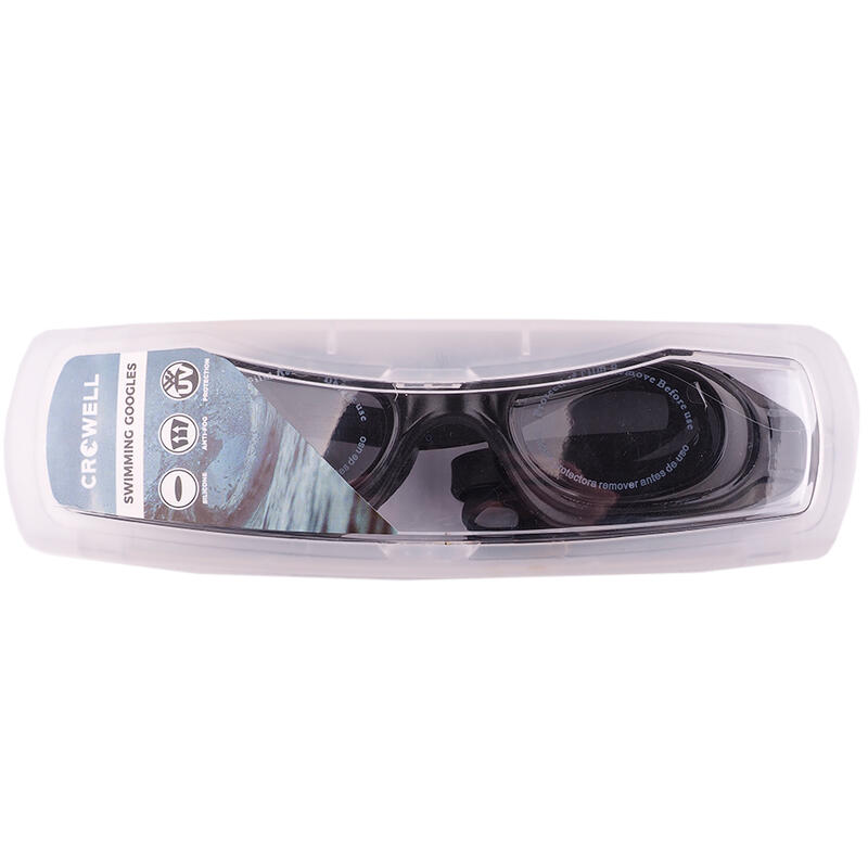 Okulary pływackie dla dorosłych Crowell Shark czarne