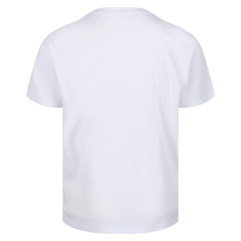 Camiseta Alvarado VI Plantas para Niños/Niñas Blanco