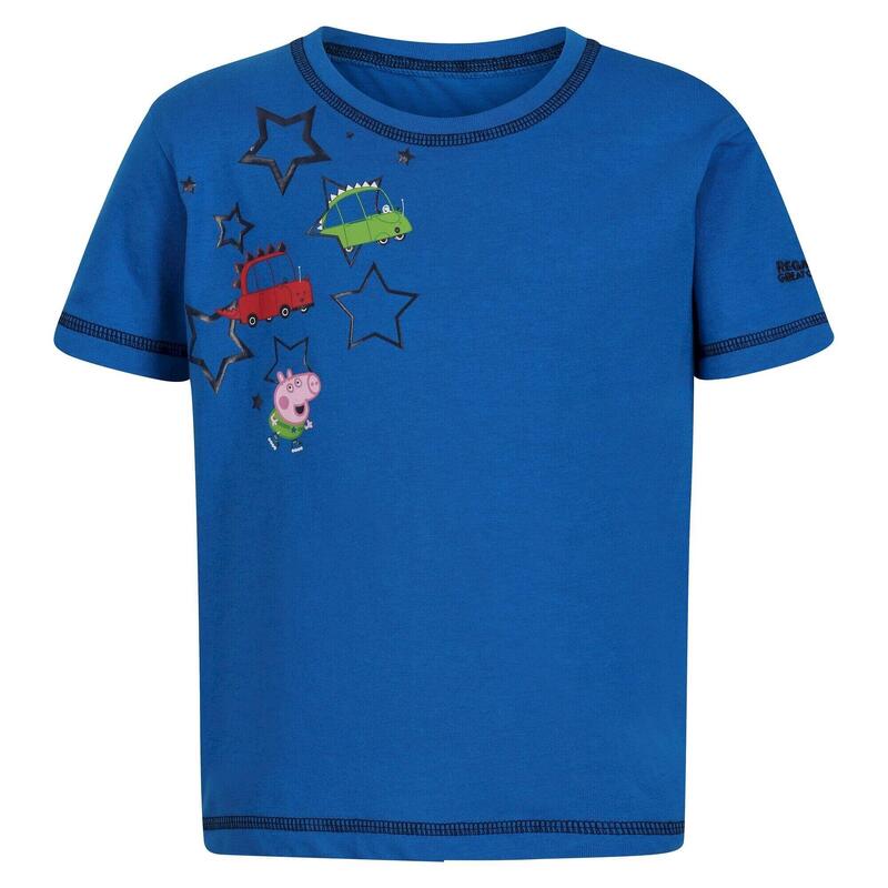 Maglietta Peppa Pig Stelle Bambini Regatta Blu Imperiale