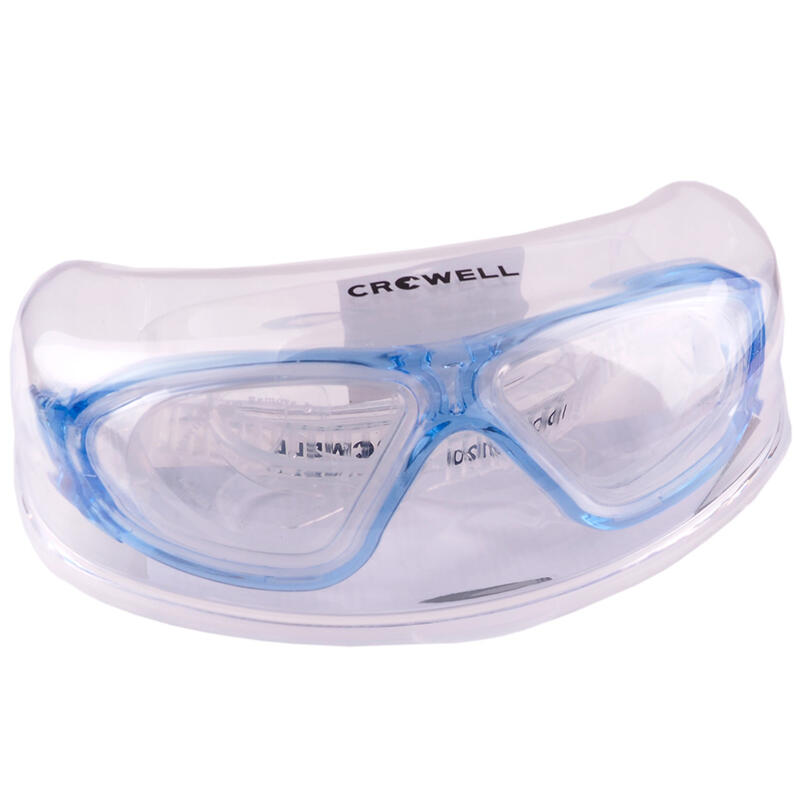 Okulary pływackie dla dorosłych Crowell Idol niebiesko-przeźroczyste