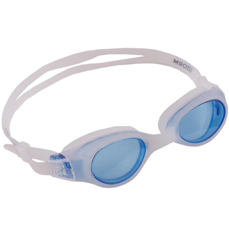 Okulary pływackie dla dorosłych Crowell Storm biało-niebieskie