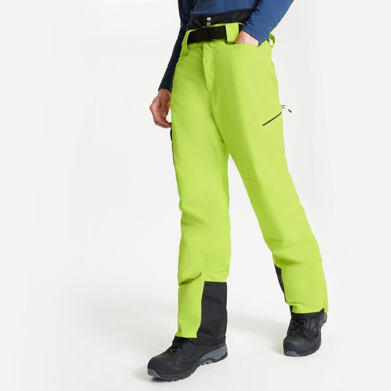 Pantalon de ski ABSOLUTE Homme (Vert néon / Bleu nuit)