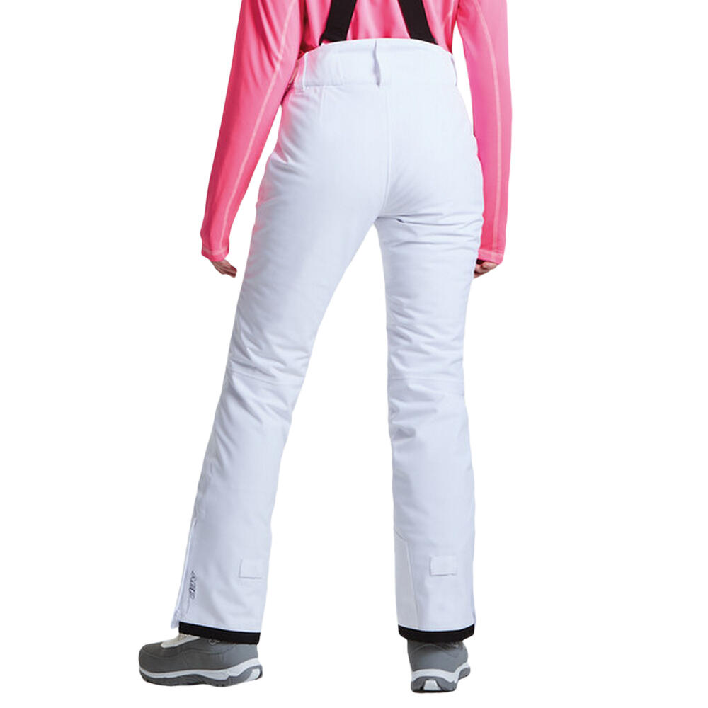 Womens/Ladies Figure In II Ski Trousers (White) 2/5