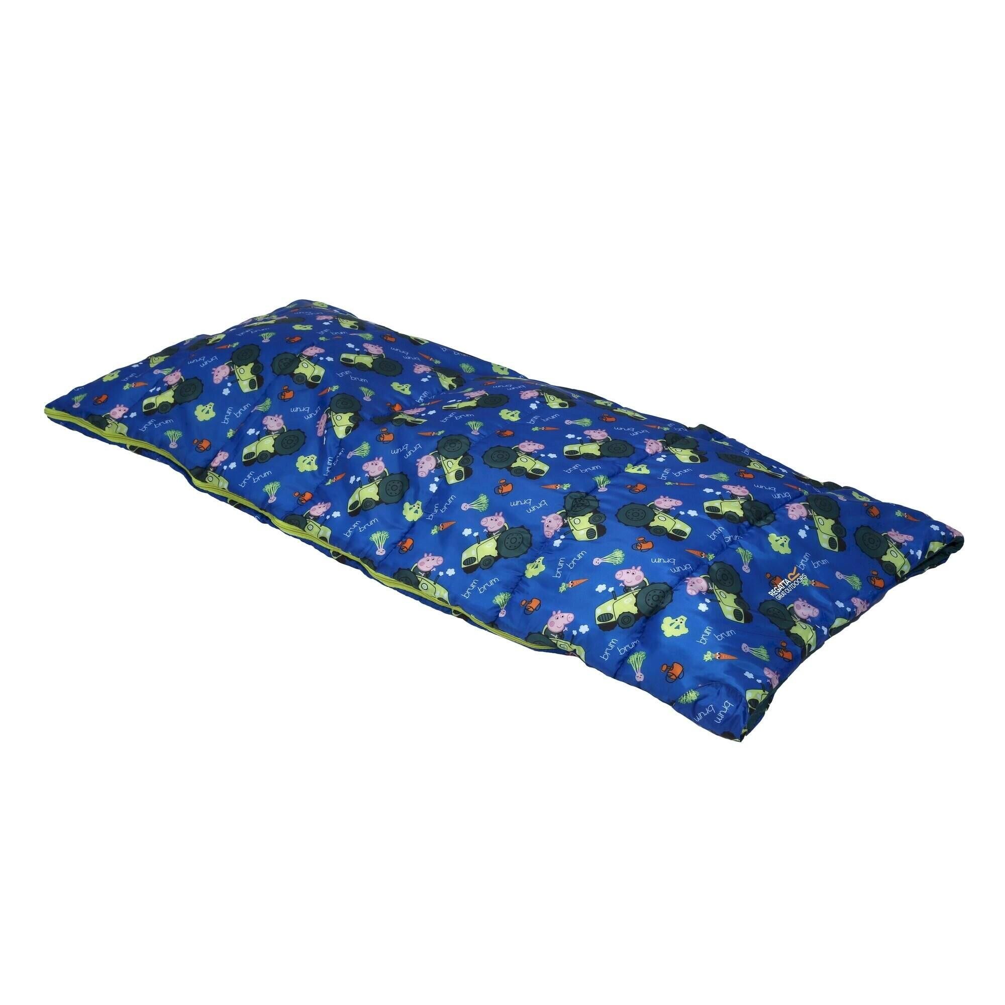 REGATTA Childrens/Kids Roary Tractor Peppa Pig Sleeping Bag (Imperial Blue)