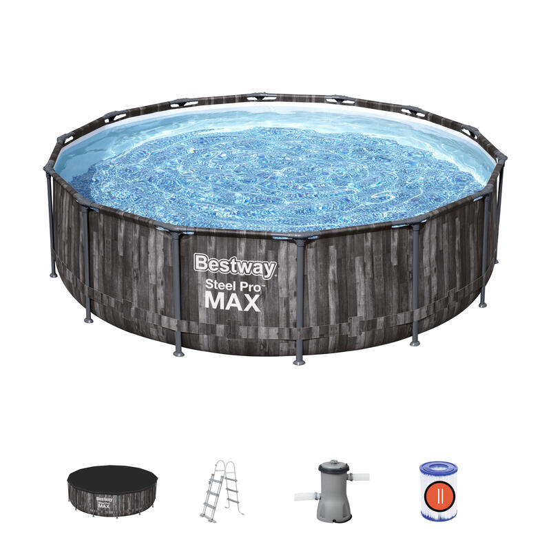 Conjunto de Piscina Desmontável Bestway® Steel Pro MAX™ de 4,27 m x 1,07 m