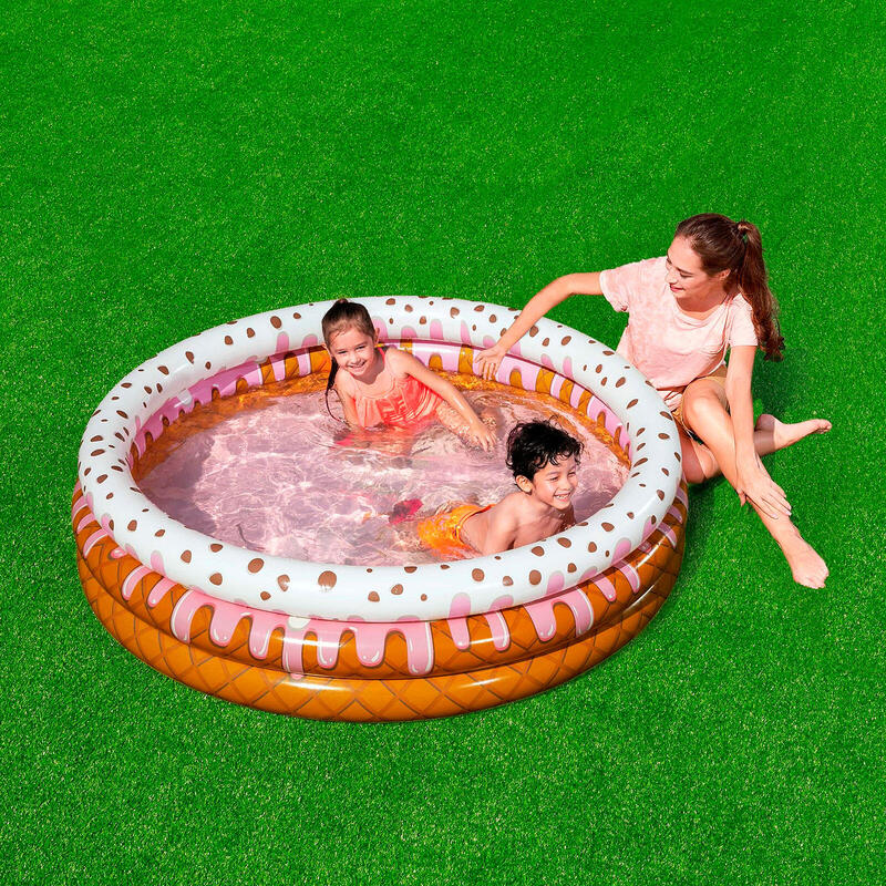 Piscine gonflable Cupcake 160x38 cm