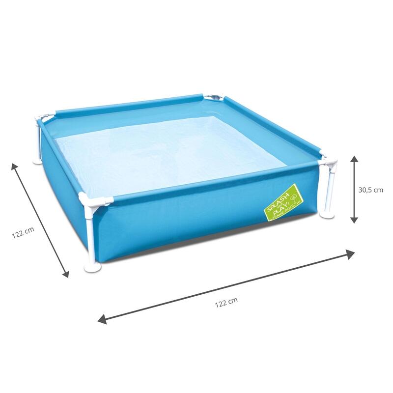 Bestway Ma première piscine à cadre carré 122 cm