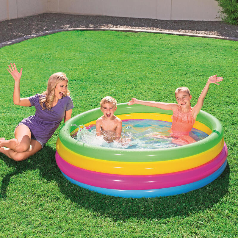 Piscina gonflabila curcubeu 157x46 cm Bestway 51117