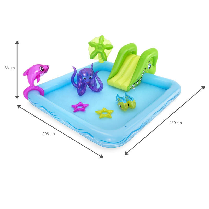 Piscina per bambini Bestway 239 x 206 x 86 cm