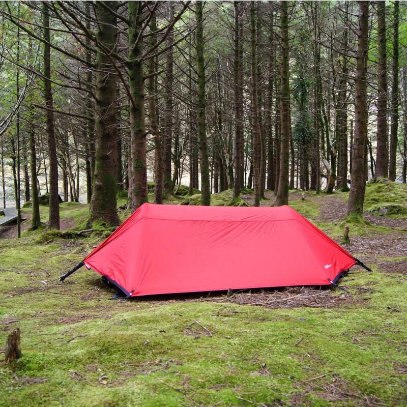 Canopy 2-in-1 - Tarp und Hängematte 330 x 120 - Rot