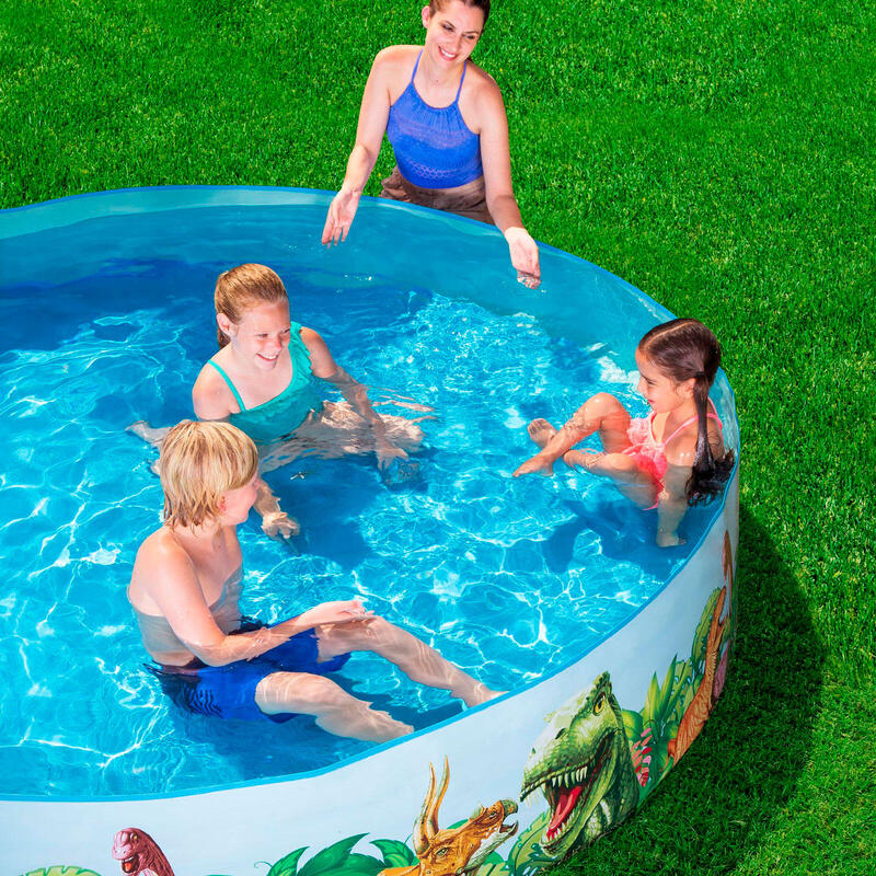 Piscina com dinossauros Fill 'N Fun 55001 Bestway