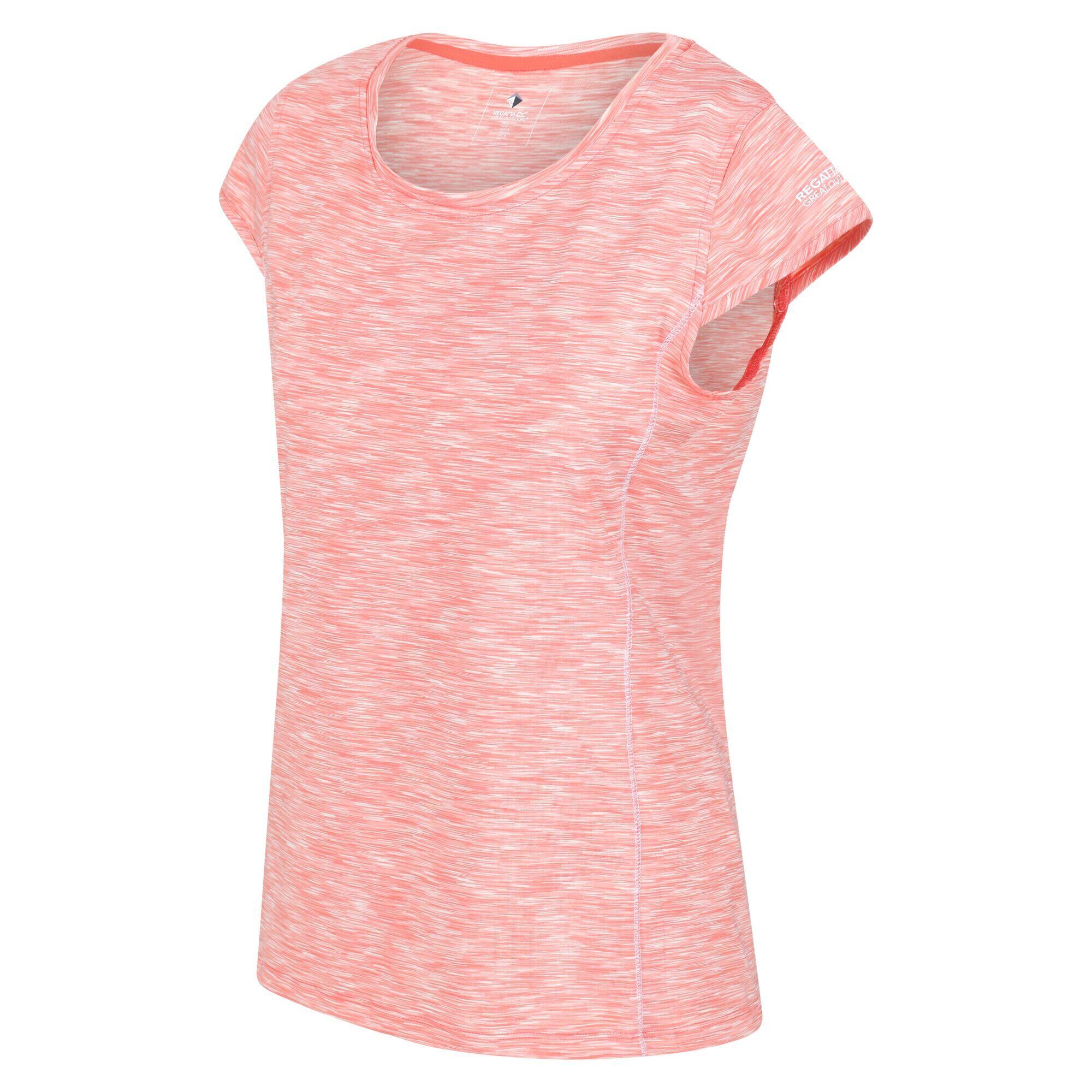 Hyperdimension II Women's Walking T-Shirt - Pink Coral 7/7