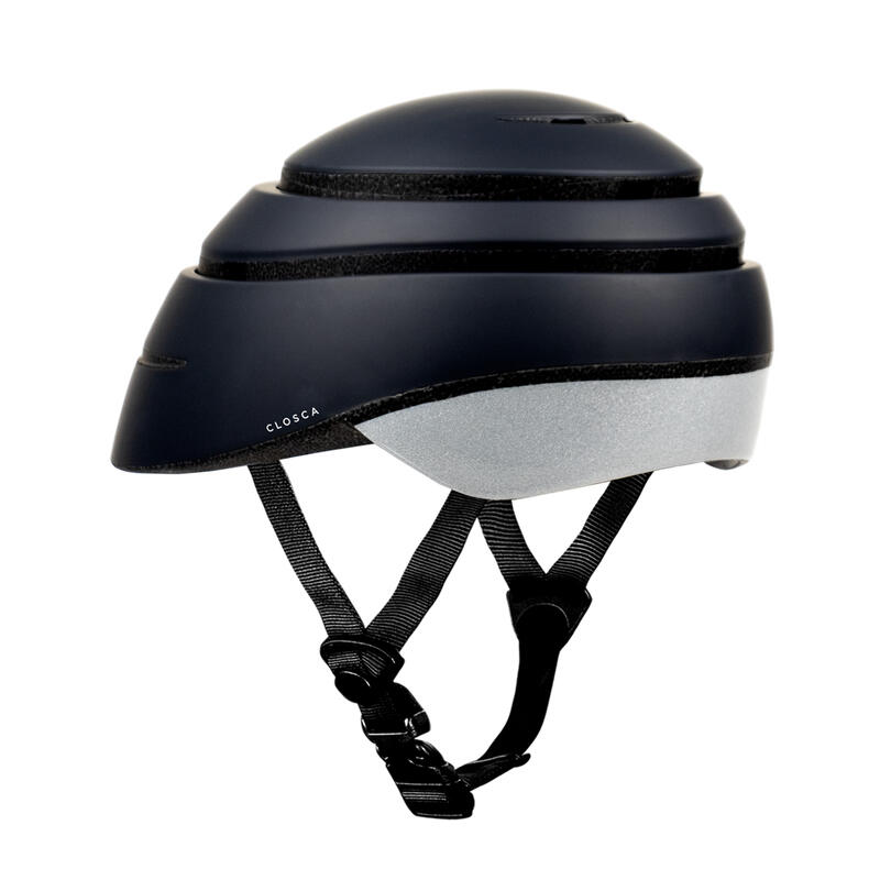 Capacete dobrável para bicicleta/ Trotinete (capacete LOOP, GRAFITE /Reflexivo)