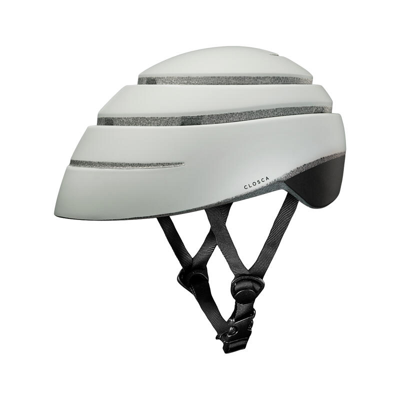 Opvouwbare stadsfiets- / stephelm(Helmet LOOP) Parel-Zwart