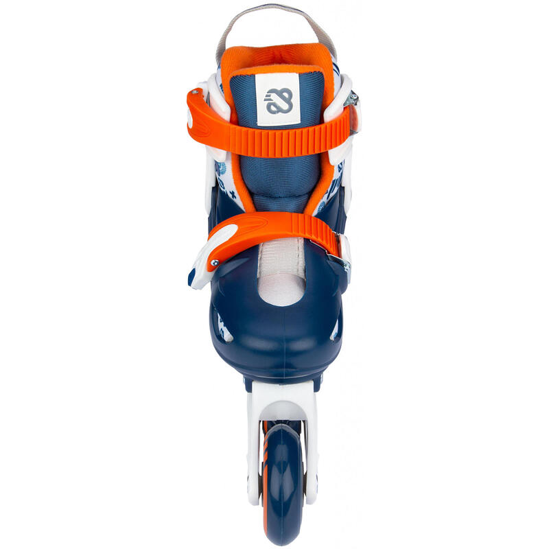 Nijdam inline skates Traffic Racer 82A blauw/oranje