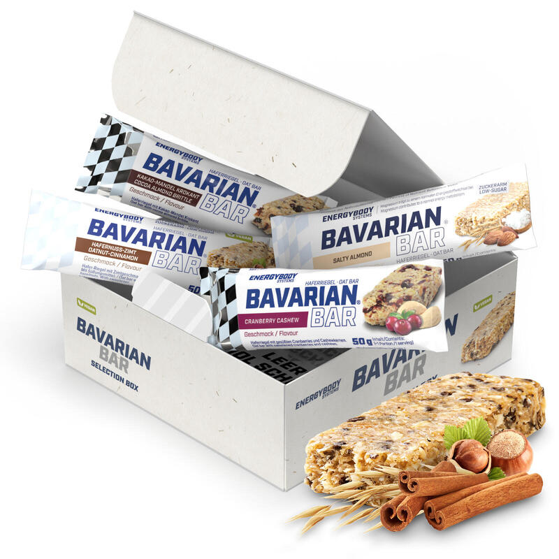 Energie-Riegel Haferriegel Müsliriegel Bavarian Bar Selection Box 12 x 50 g