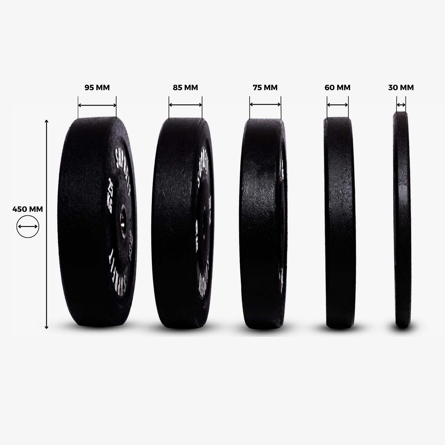 Talerz do treningu siłowego Suprfit HiTemp Bumper Plate 4/4