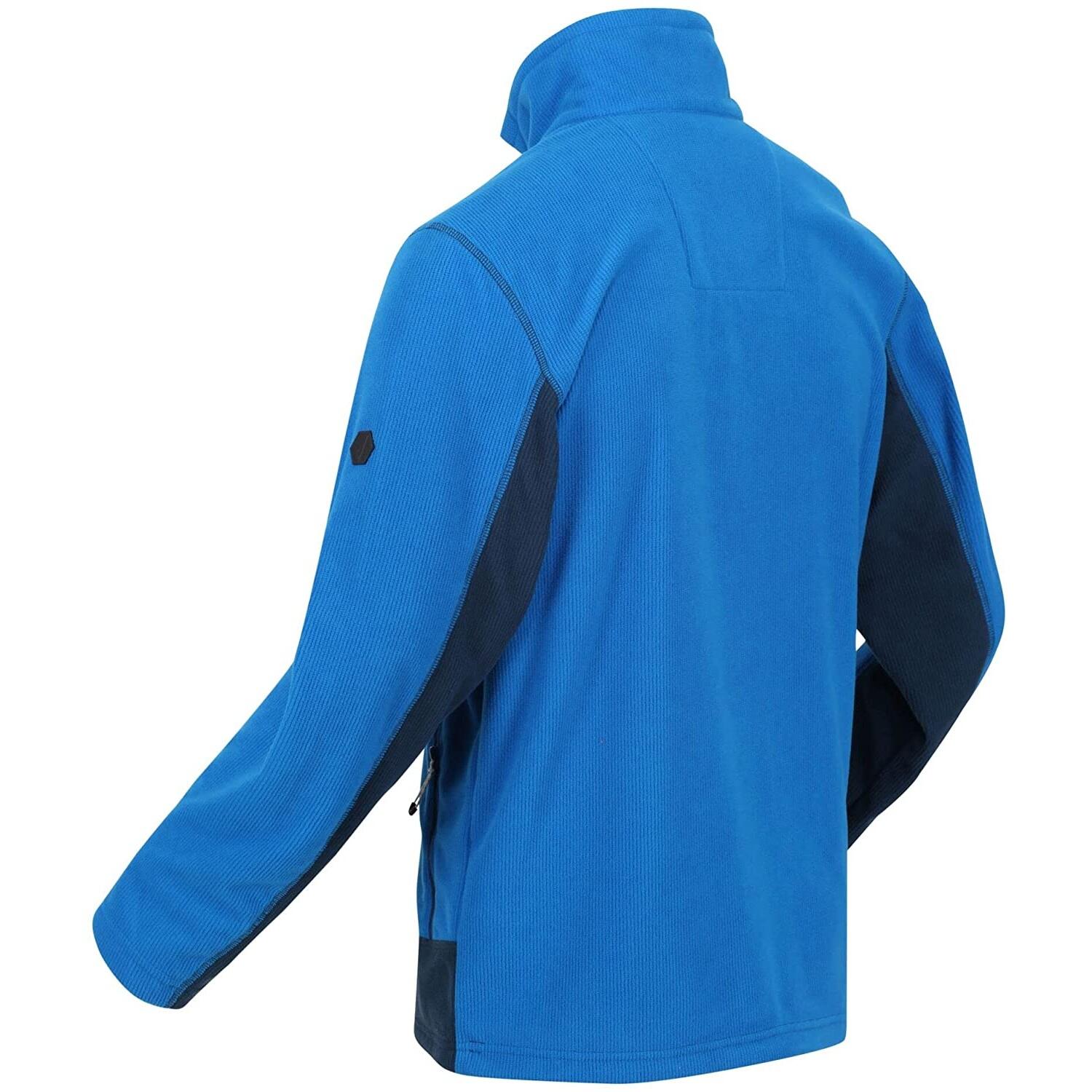 Mens Stanner Full Zip Fleece Jacket (Imperial Blue/Moonlight Denim) 3/5