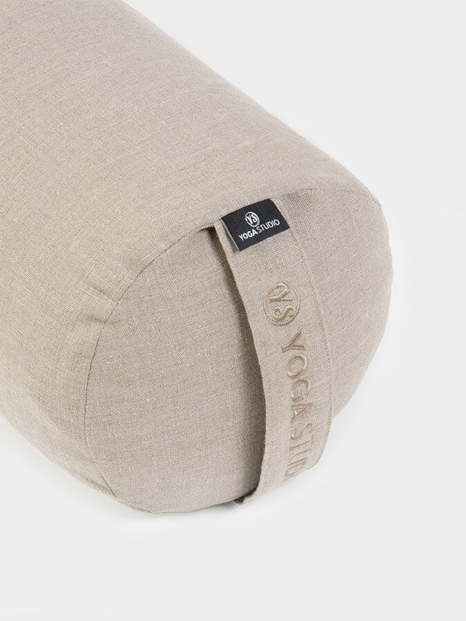 Yoga Studio EU Organic Buckwheat Linen Bolster 4/5